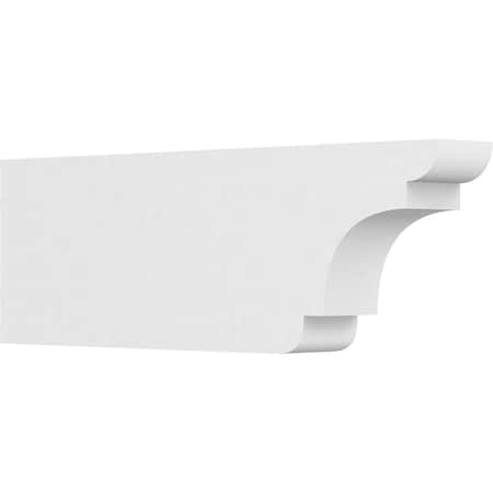 Ekena Millwork Standard New Brighton Architectural Grade PVC Rafter Tail, 4"W X 10"H X 30"L RFTP04X10X30NEB